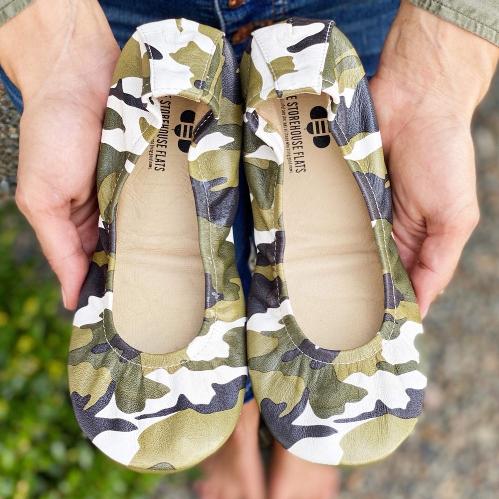 Storehouse Flats Camo Classic Flats Foldable Flats